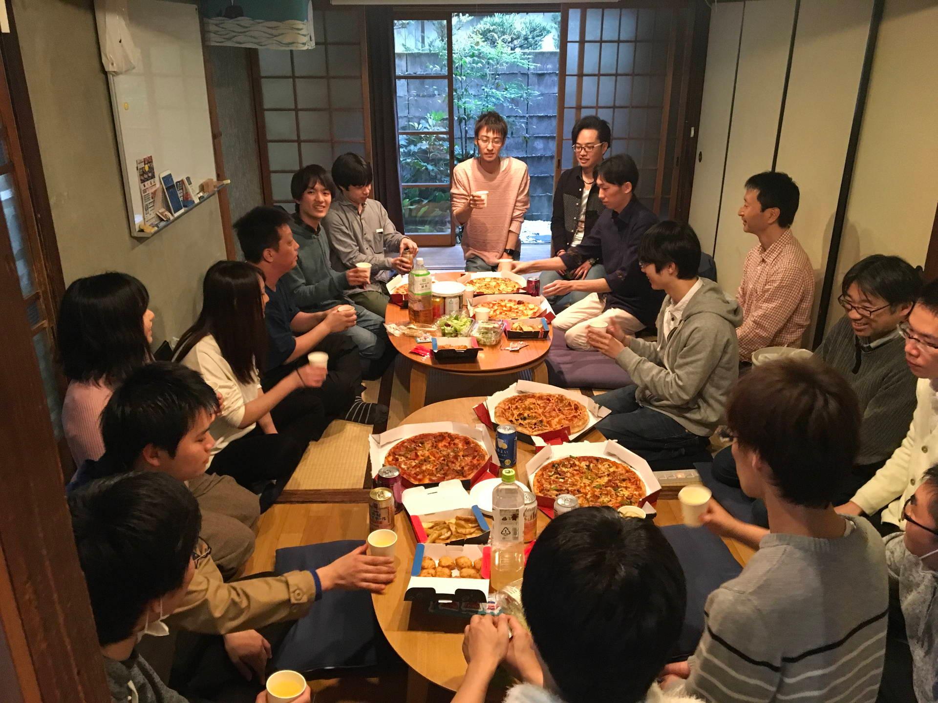 懇親会の様子